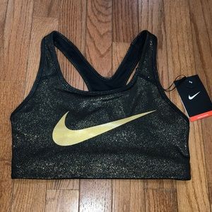 Nike Sports Bra- Gold Shimmer